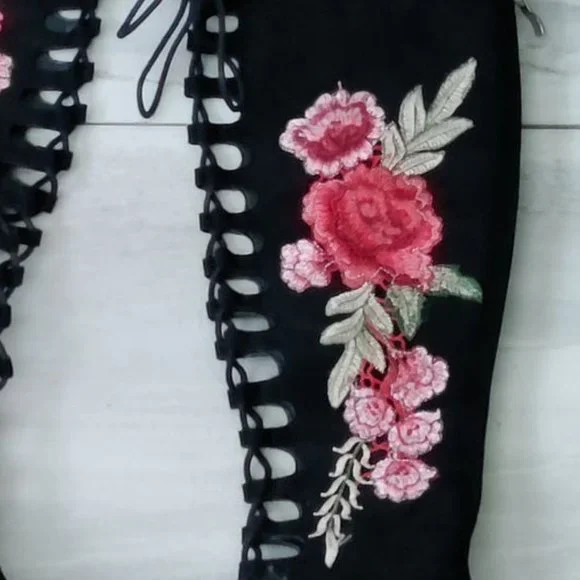 Wild Diva Suede Boots - Picture 2 of 4